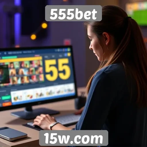 Experiência do usuário no site 555bet